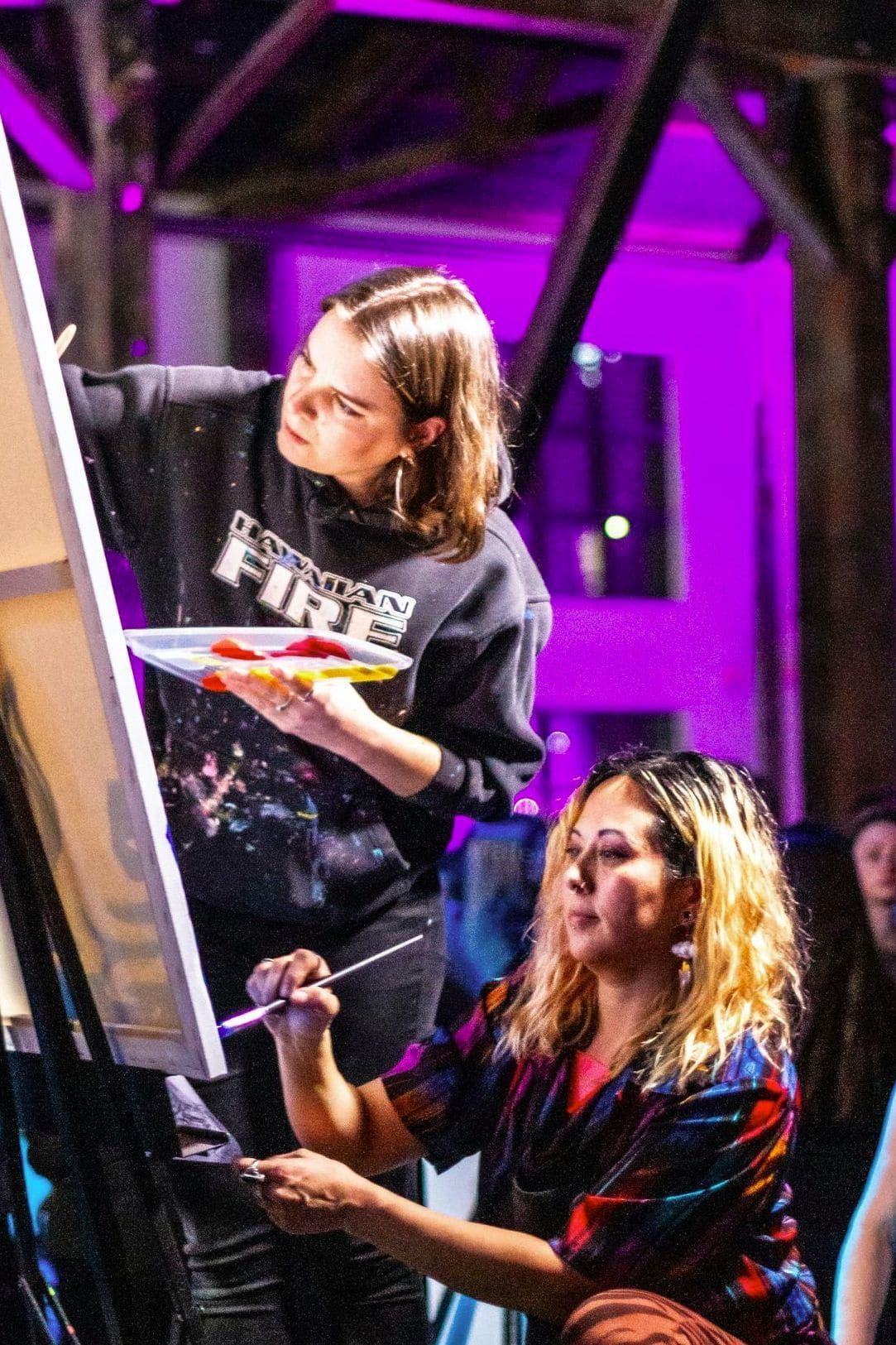 Projektbezogene Malworkshops im Atelier
